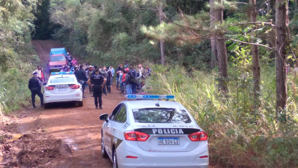 La Policía frustró un intento de usurpación de tierras