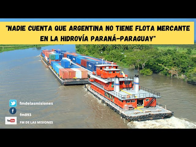 Julio González Insfrán: Argentina no tiene una flota mercante en la Hidrovía Paraná- Paraguay
