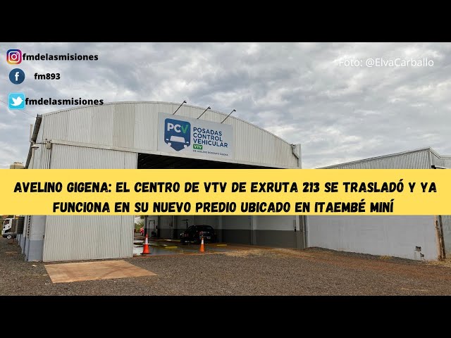 Posadas: La VTV de exRuta 213 se trasladó a un nuevo predio ubicado en Itaembé Miní